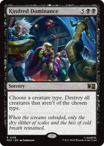 Mtg msc kindred - msc, r